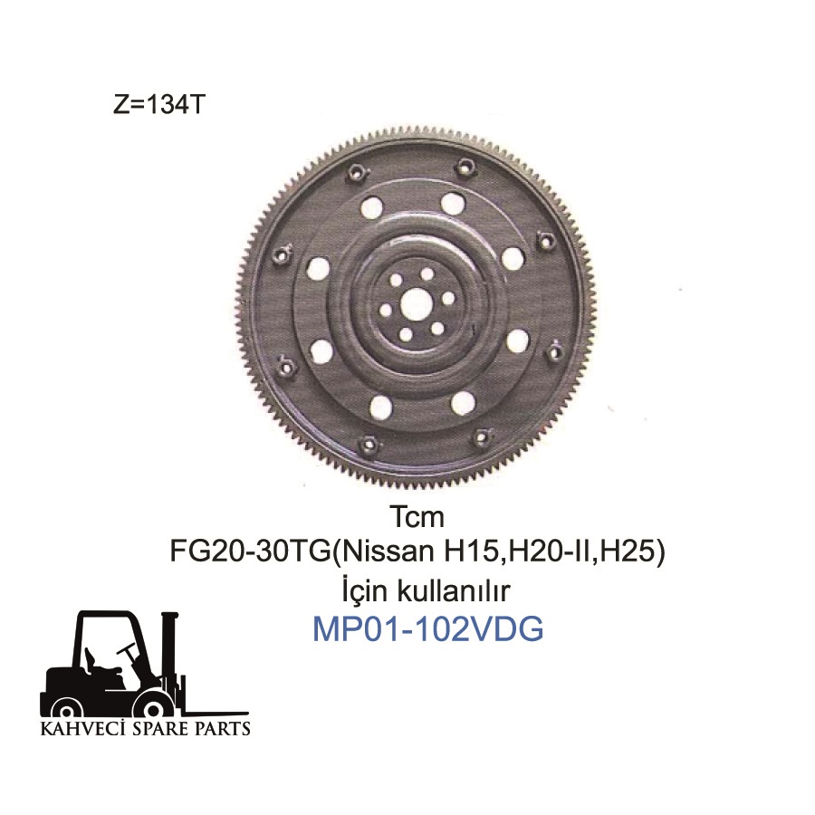 MP01-102VDG - Volan Dişli