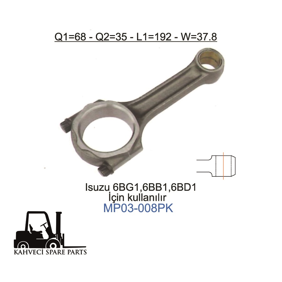 MP03-008PK - Piston Kol