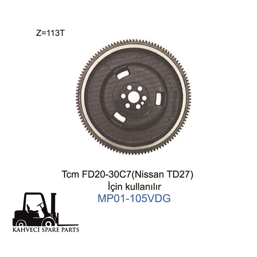 MP01-105VDG - Volan Dişli