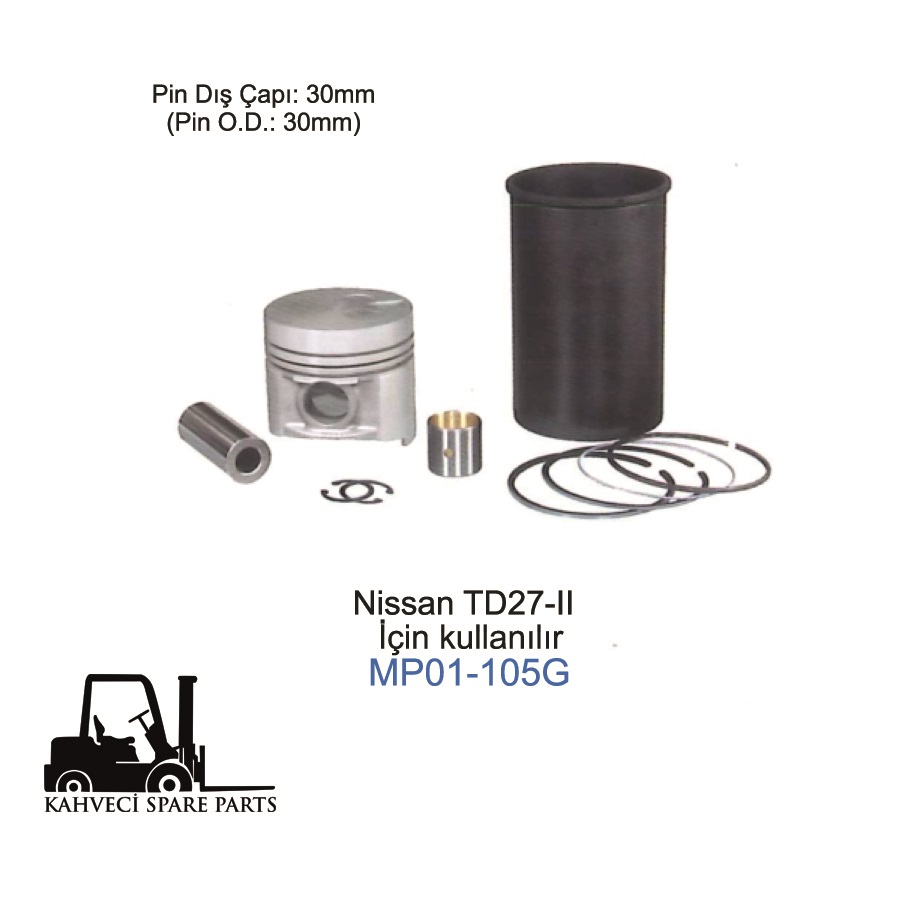 MP01-105G - Silindir Gömlek Set