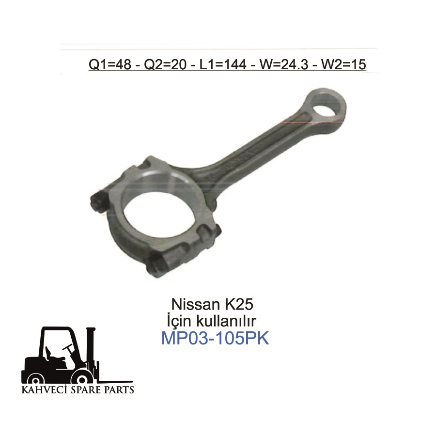 MP03-105PK - Piston Kol
