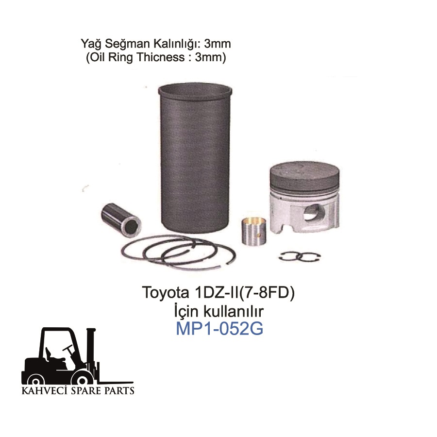 MP1-052G - Silindir Gömlek Set