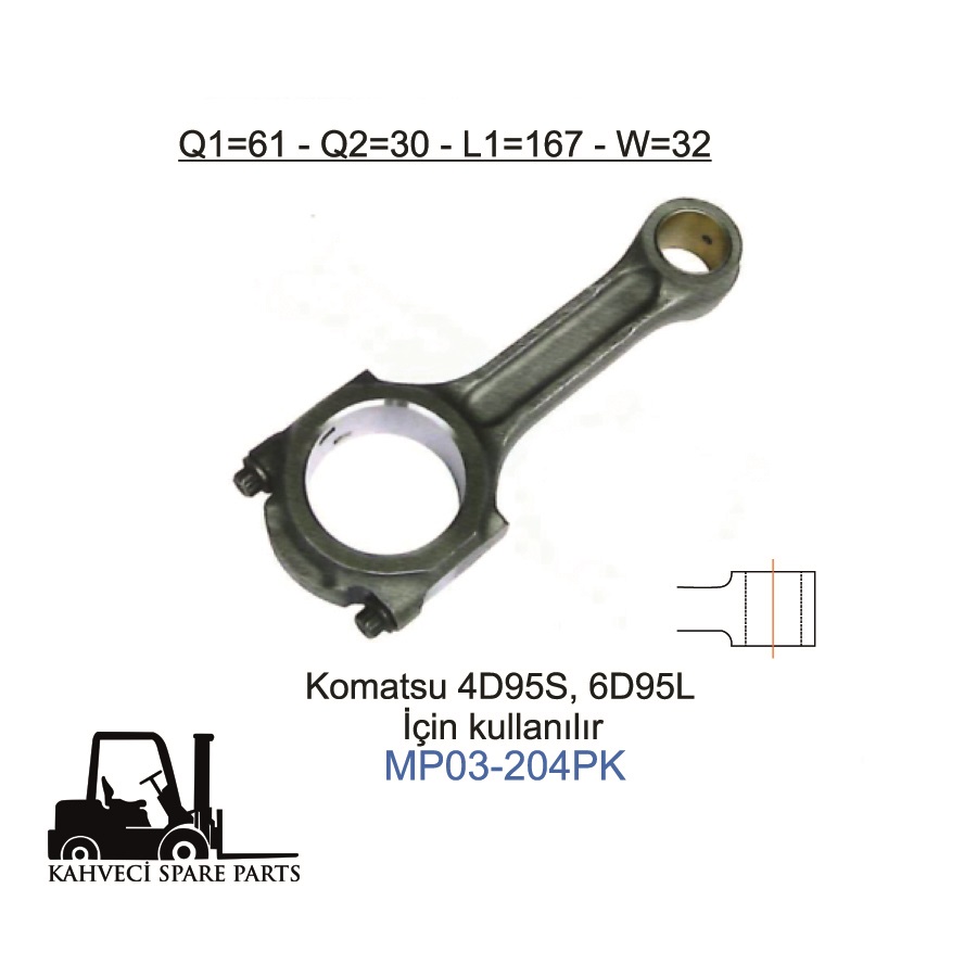 MP03-204PK - Piston Kol