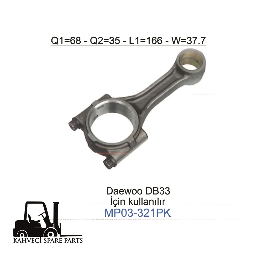 MP03-321PK - Piston Kol