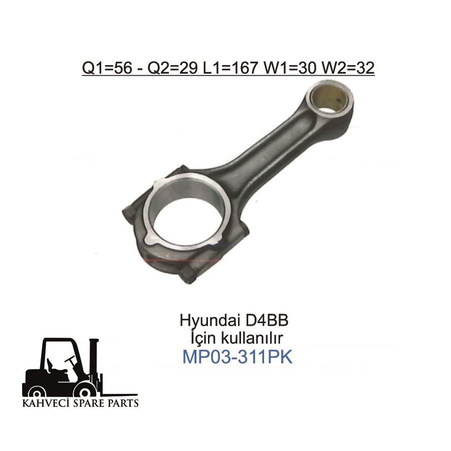 MP03-311PK - Piston Kol